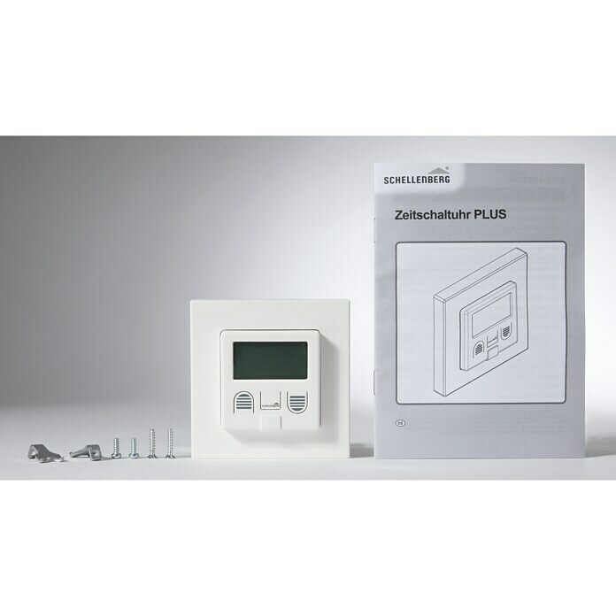 Schellenberg Zeitschaltuhr Plus80 x 80 x 50 mm, Weiß, Unterputz Unknown