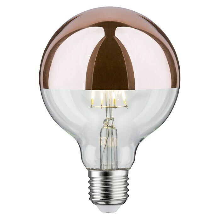 Paulmann LED-Lampe Vintage Globe-Form E27 BAUHAUS Klar/Kupfer, Warmweiß, G95, Glänzend) | (E27