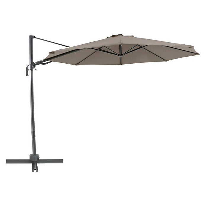 Ampelschirm (Durchmesser: 300 cm, Anthrazit)