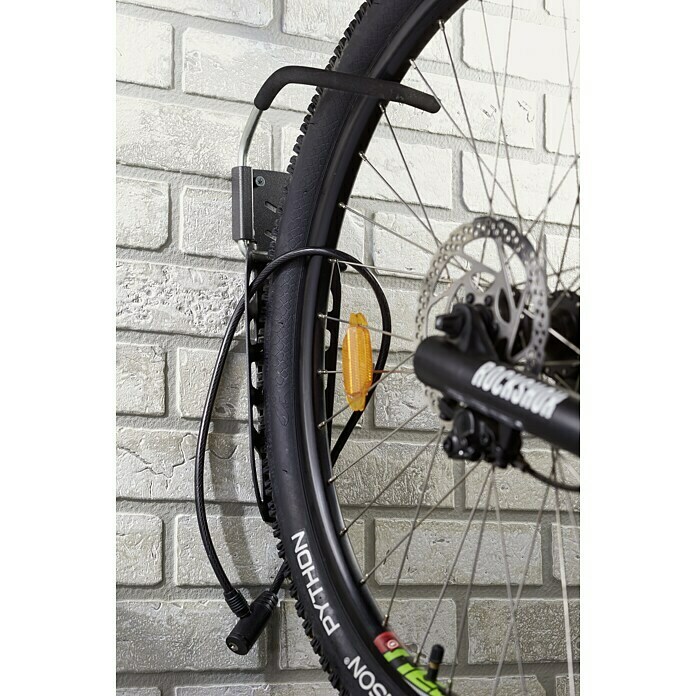 Mottez Fahrrad-Wandhalter XL (L x B x H: 18 x 14 x 36 cm, Traglast