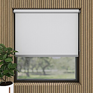 Verduisterend rolgordijn Luxus (b x h: 105 x 190 cm, Wit)