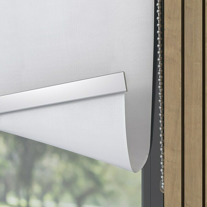 Verduisterend rolgordijn Luxus (b x h: 115 x 190 cm, Wit) | BAUHAUS