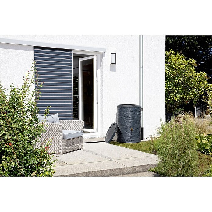 4rain Regenspeicher (250 l, Graphit)