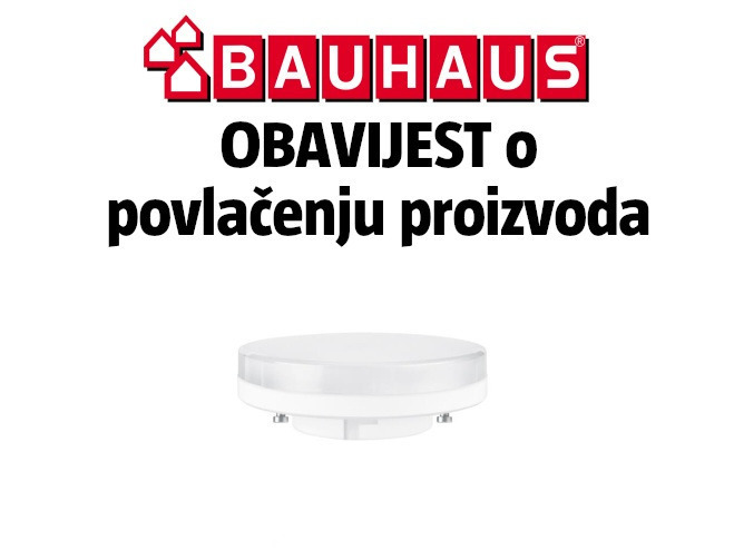 povlačenje proizvoda LED STAR GX53