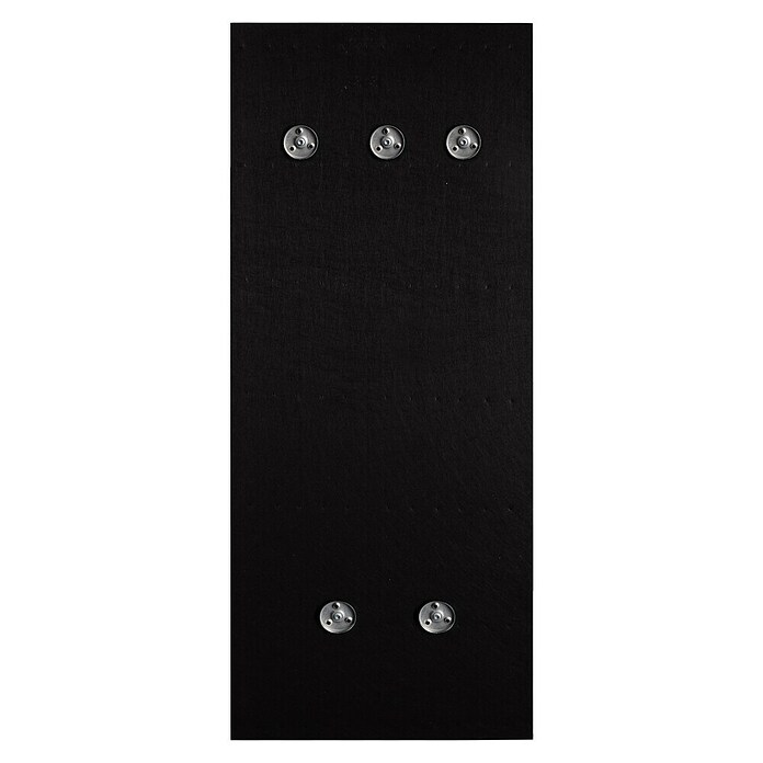 Garderobenpaneel Grace (Eiche-Schwarz, B x H: 50 x 125 cm) | BAUHAUS