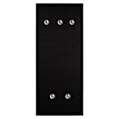 Garderobenpaneel Grace (Eiche-Schwarz, B x H: 50 x 125 cm) | BAUHAUS