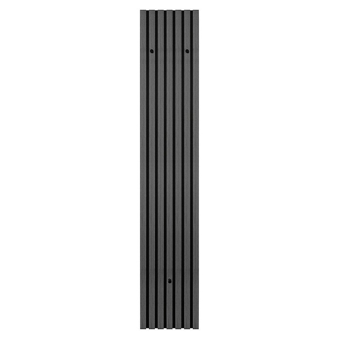 Garderobenpaneel Grace (Eiche-Schwarz, B x H: 25 x 160 cm) | BAUHAUS