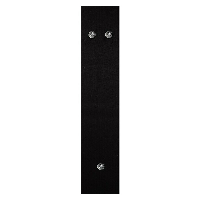 Garderobenpaneel Grace (Eiche-Schwarz, B x H: 25 x 160 cm) | BAUHAUS