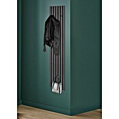 Garderobenpaneel Grace (Eiche-Schwarz, B x H: 25 x 160 cm) | BAUHAUS