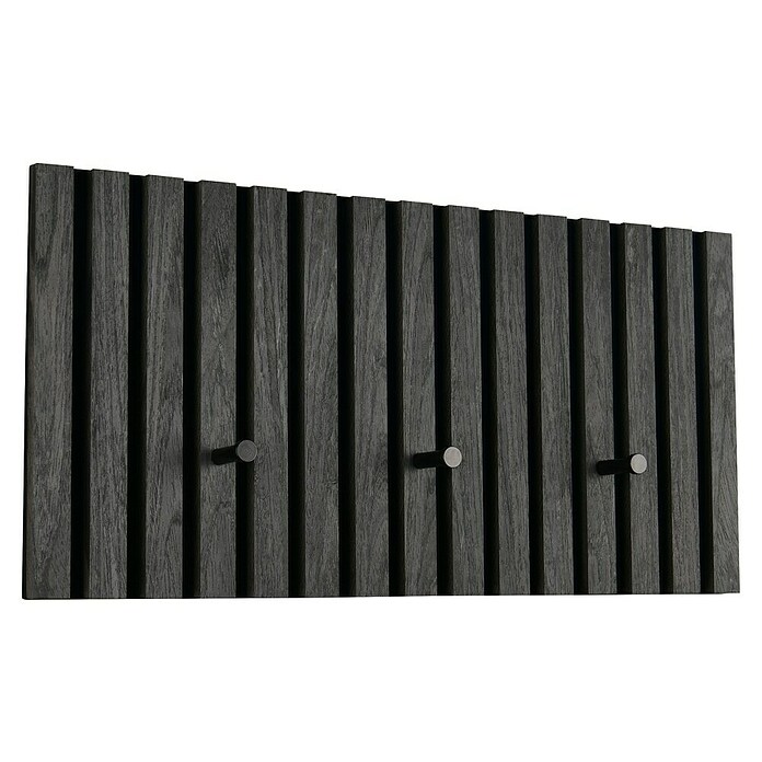 Garderobenpaneel Grace (Eiche-Schwarz, B x H: 60 x 30 cm) | BAUHAUS