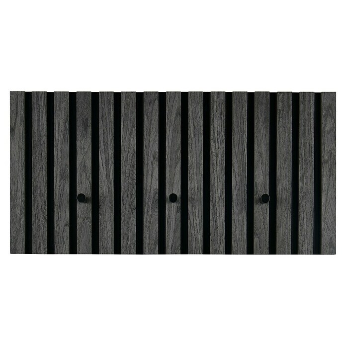 Garderobenpaneel Grace (Eiche-Schwarz, B x H: 60 x 30 cm) | BAUHAUS