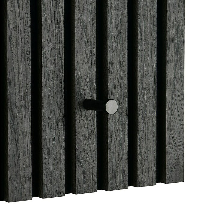 Garderobenpaneel Grace (Eiche-Schwarz, B x H: 60 x 30 cm) | BAUHAUS