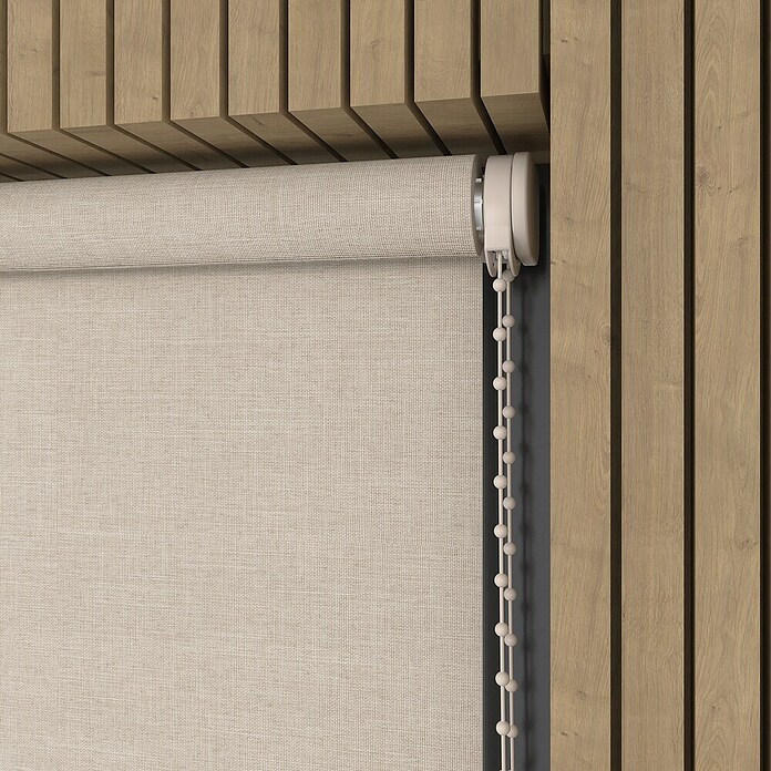 Verduisterend rolgordijn Structuur (b x h: 130 x 190 cm, Natuur) | BAUHAUS