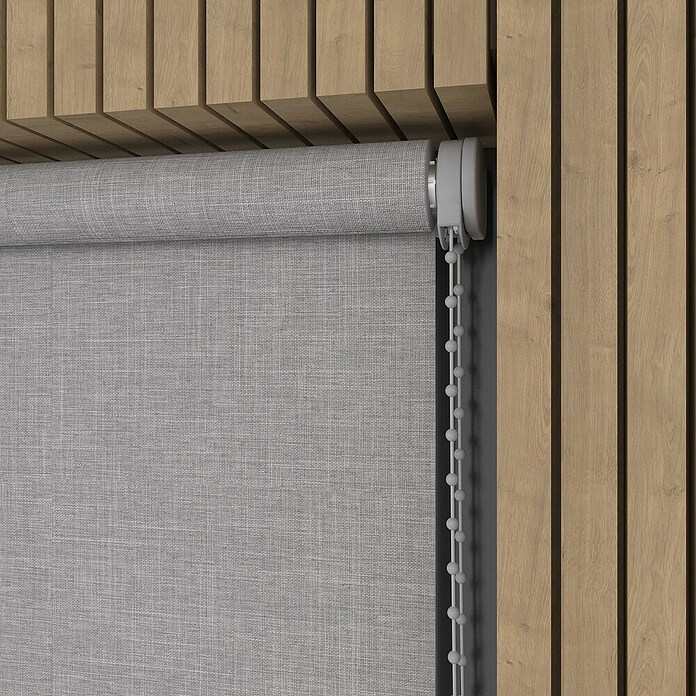 Verduisterend rolgordijn Structuur (b x h: 50 x 190 cm, Grijs) | BAUHAUS