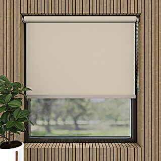 Verduisterend rolgordijn Luxus (b x h: 95 x 190 cm, Zand)