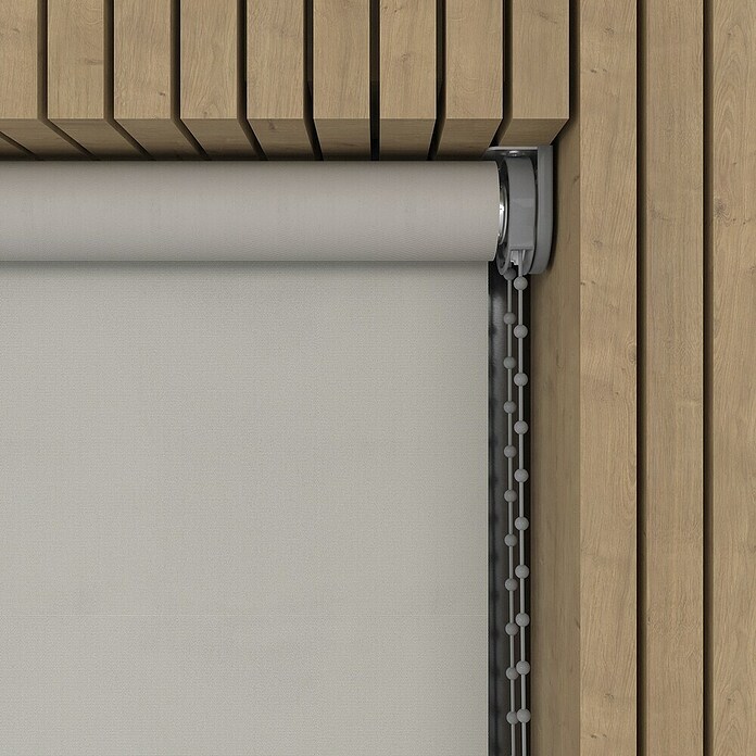 Verduisterend rolgordijn (b x h: 90 x 190 cm, Lichtgrijs, 100 % Polyester) | BAUHAUS