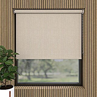 Verduisterend rolgordijn Structuur (b x h: 60 x 190 cm, Natuur)