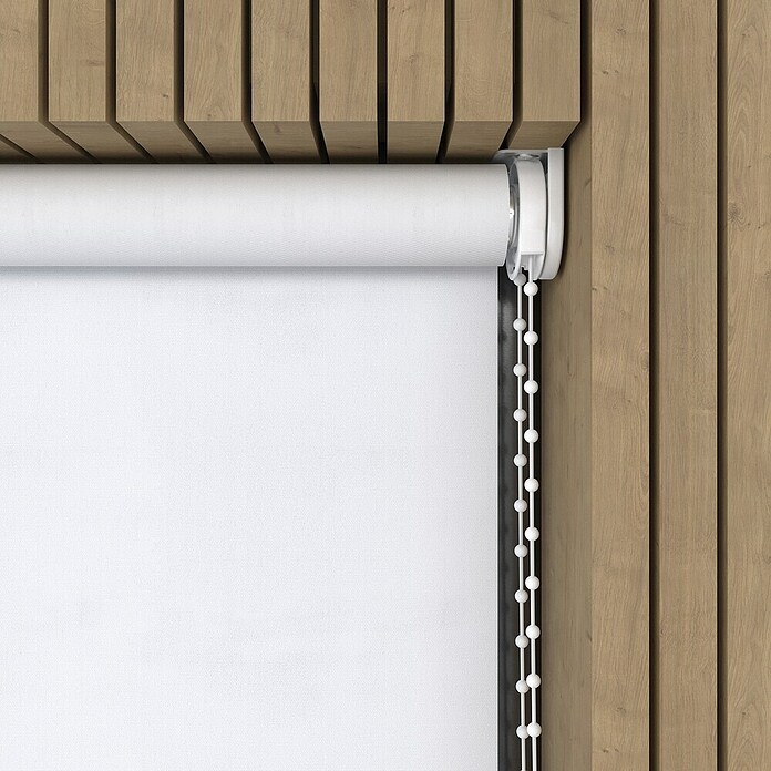 Verduisterend rolgordijn (b x h: 210 x 190 cm, Wit, 100 % Polyester) | BAUHAUS
