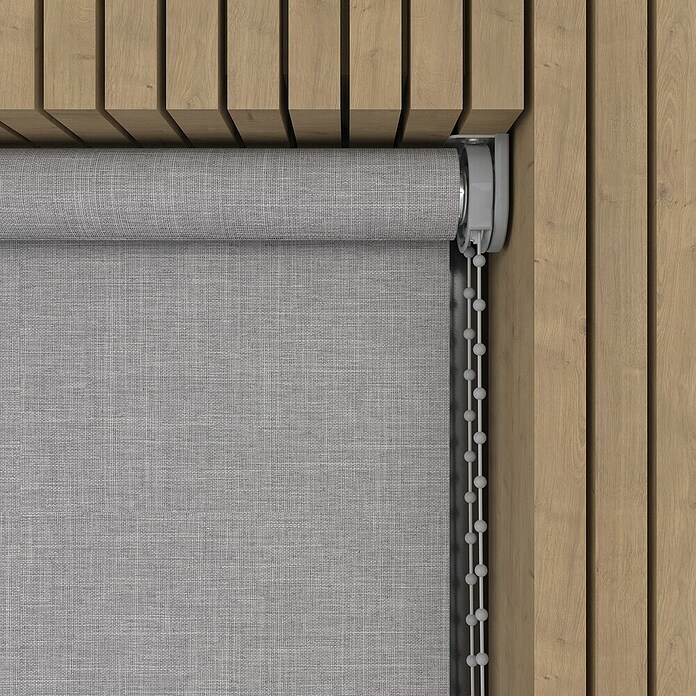 Verduisterend rolgordijn Structuur (b x h: 50 x 190 cm, Grijs) | BAUHAUS