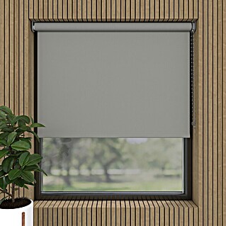 Verduisterend rolgordijn (b x h: 130 x 190 cm, Kalksteen, 100 % Polyester)