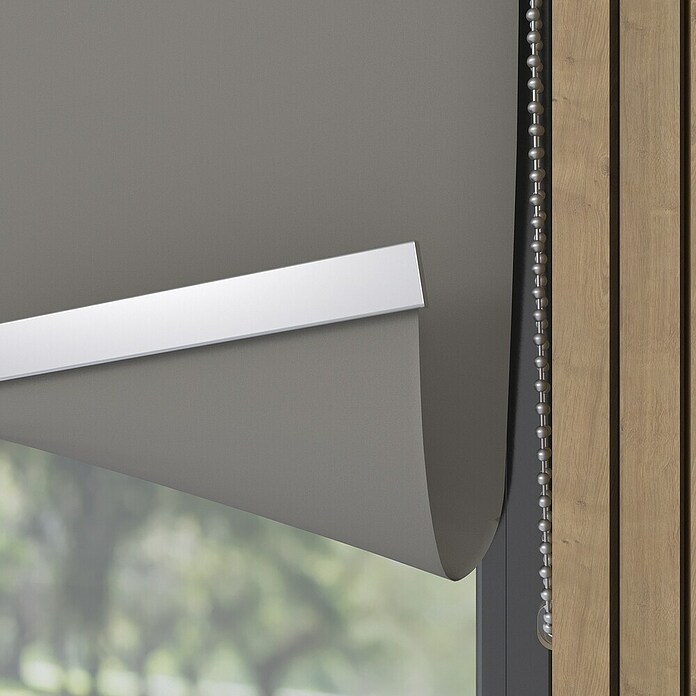 Verduisterend rolgordijn Luxus (b x h: 210 x 190 cm, Grijs) | BAUHAUS