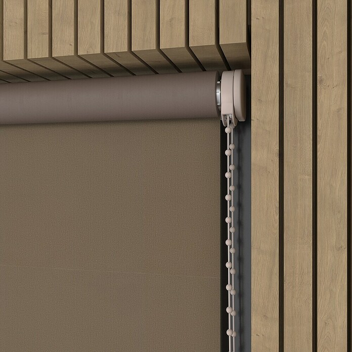 Verduisterend rolgordijn (b x h: 160 x 190 cm, Donkertaupe, 100 % Polyester) | BAUHAUS