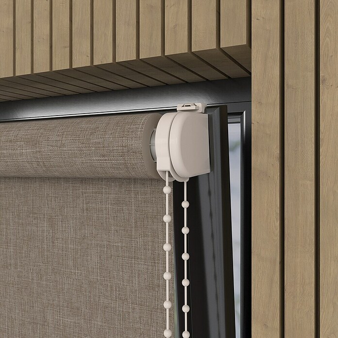 Verduisterend rolgordijn Structuur (b x h: 180 x 190 cm, Beige) | BAUHAUS