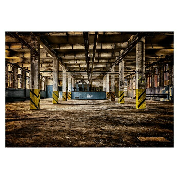 Fototapete Alte Fabrik (368 x 254 cm, Vlies)