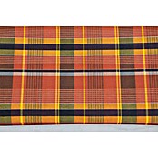 Doppler Bankauflage Rückenkissen (Orange Kariert, L x B x H: 110 x 6 x 30 cm, Baumwoll-Polyester-Mischgewebe) | BAUHAUS