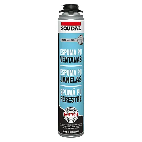 Soudal  Espuma para pistola PU Ventanas