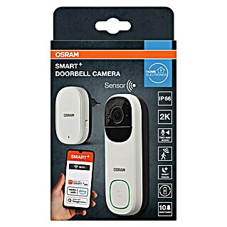 Osram Smart+ Türklingel mit Kamera (Weiß, 50 x 34 x 150 mm)