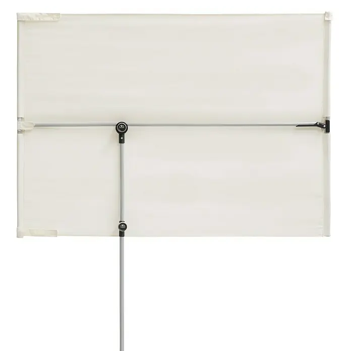 Doppler Active Balkonschirm - Natur, Bespannungsmaß (L x B): 180 x 130 cm - Ein Studioset mit Reflektorhalterung und weißem Schirmstoff, ideal für professionelle Fotografie. Kompaktes, leichtes Design für einfachen Transport.