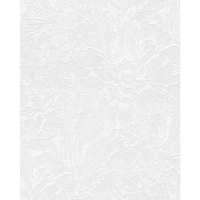 Schöner Wohnen Vliestapete (Weiß, Floral, 10,05 x 0,53 m)