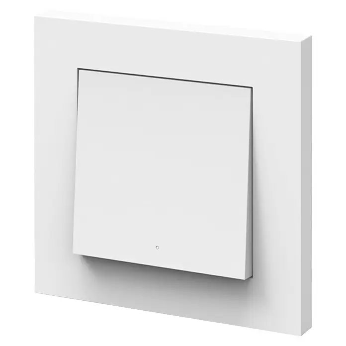 Osram Smart+ Schalter magnetischer Wandschalter 1G matter - Weiß, Innen - Weiße Smart-Home-Lichtschalter mit minimalistischem Design, ideal für moderne Innenräume. Einfache Bedienung und stilvolle Ästhetik vereint.