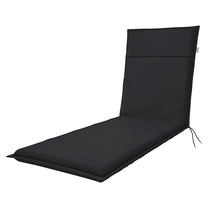 Doppler Liegenauflage Life - L x B x H: 195 x 58 x 4 cm, Polyester, Blau - Liegenauflage in elegantem Dunkelgrau, ideal für Gartenmöbel. Komfortable Polsterung für entspannte Stunden im Freien.