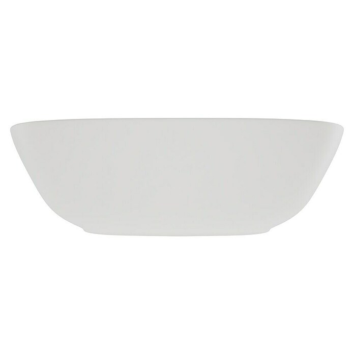 VitrA Plural Aufsatzwaschbecken (45 x 38 cm, Mit schmutzabweisender Glasur, Hahnloch: Ohne, Ohne Überlauf, Edelweiß) | BAUHAUS