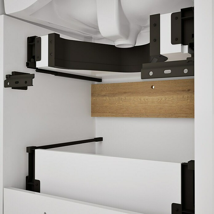 VitrA Sento Badmöbel-Set Sento (63 cm, Weiß, 2 Schubladen) | BAUHAUS