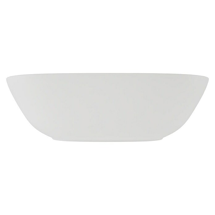 VitrA Plural Aufsatzwaschbecken (45 x 38 cm, Mit schmutzabweisender Glasur, Hahnloch: Ohne, Ohne Überlauf, Edelweiß) | BAUHAUS