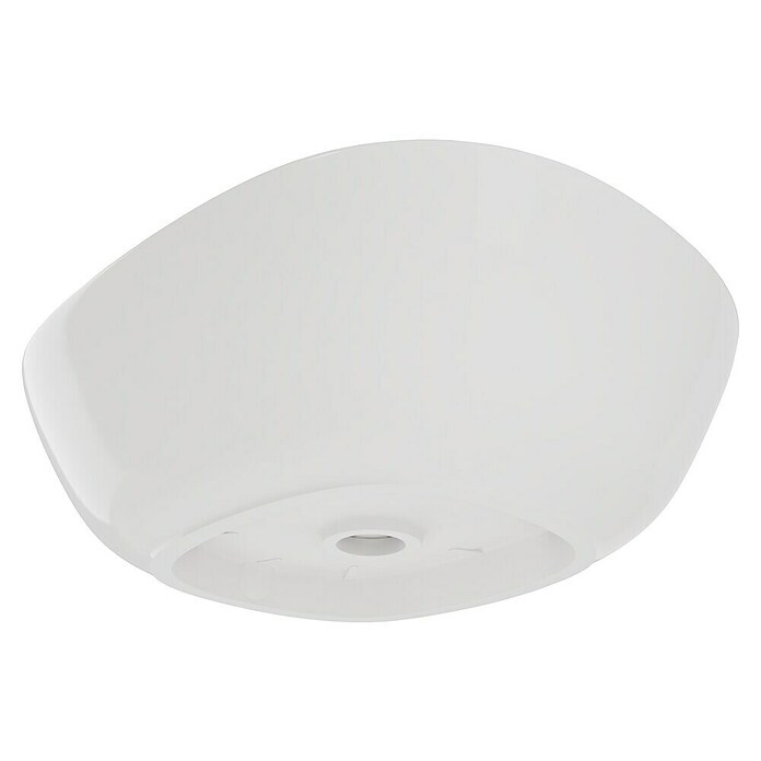 VitrA Plural Aufsatzwaschbecken (45 x 38 cm, Mit schmutzabweisender Glasur, Hahnloch: Ohne, Ohne Überlauf, Weiß) | BAUHAUS