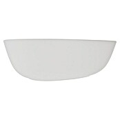 VitrA Plural Aufsatzwaschbecken (47 x 40 cm, Mit schmutzabweisender Glasur, Hahnloch: Ohne, Ohne Überlauf, Edelweiß) | BAUHAUS