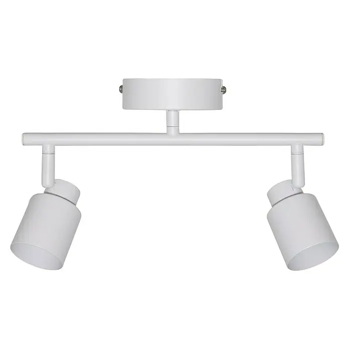 Osram Wand- & Deckenleuchte LED Spot Primal - L x B x H: 30 x 11,9 x 15,2 cm, Weiß - Moderne Deckenleuchte mit zwei Strahlern in Weiß. Ideal für gezielte Beleuchtung und modernes Design.