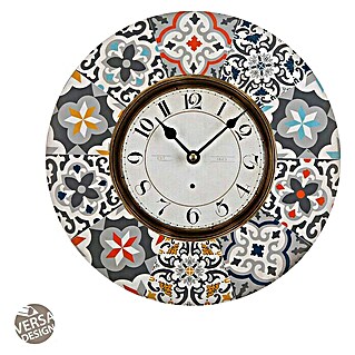 Reloj de pared redondo Alfama (Multicolor, Diámetro: 29 cm)