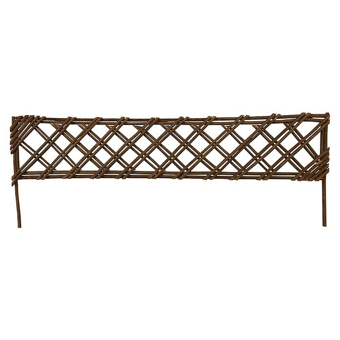 Windhager Beeteinfassung (L x H: 100 x 35 cm, Weide, Braun) | BAUHAUS