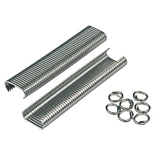Windhager Draht - Ringe C-Form (Metall, Verzinkt, 1 000 Stk.)