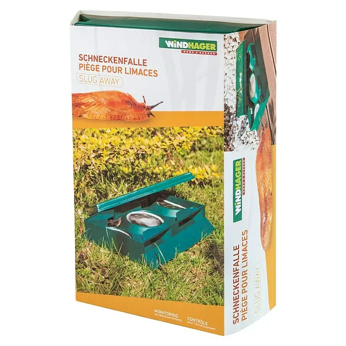 Windhager Schneckenfalle Slug-Away - Geeignet für: Schnecken - Das Bild zeigt eine Schneckenfalle von Windhager Home & Garden, die als effektive Lösung zur Schneckenbekämpfung im Garten dient.