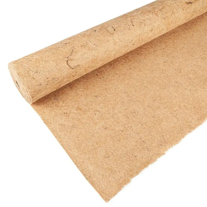 Windhager Unkrautvlies Greenline - Jute, L x B: 2 x 1 m - Eine Rolle Kokosfaser-Mulchmatte, ideal für Gartenbau und Erosionsschutz. Die natürliche Textur ist perfekt für den umweltfreundlichen Einsatz.