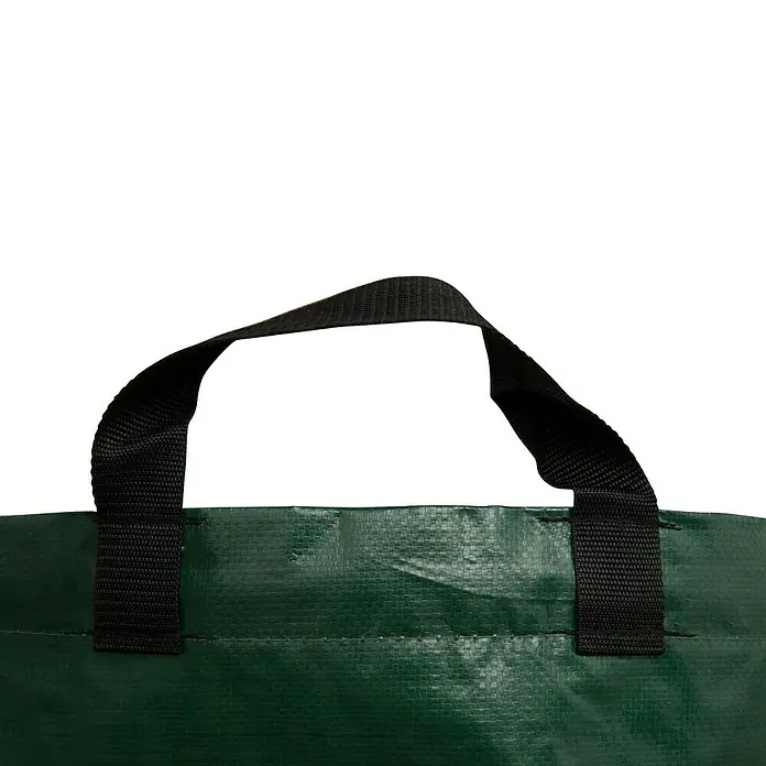 Windhager Gartenabfallsack - 80 l - Nahaufnahme einer Gartentüte mit Griffen, ideal für Gartenabfälle und Laub. Robuste Ausführung für den Einsatz im Freien.
