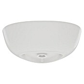 VitrA Plural Aufsatzwaschbecken (47 x 40 cm, Mit schmutzabweisender Glasur, Hahnloch: Ohne, Ohne Überlauf, Weiß) | BAUHAUS