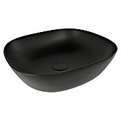 VitrA Plural Aufsatzwaschbecken (45 x 38 cm, Mit schmutzabweisender Glasur, Hahnloch: Ohne, Ohne Überlauf, Schwarz) | BAUHAUS