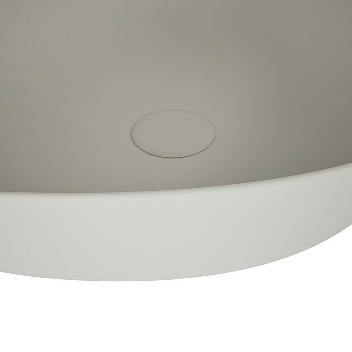 VitrA Plural Aufsatzwaschbecken (47 x 40 cm, Mit schmutzabweisender Glasur, Hahnloch: Ohne, Ohne Überlauf, Taupe) | BAUHAUS